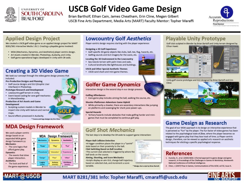 Video Game Design Poster 2016