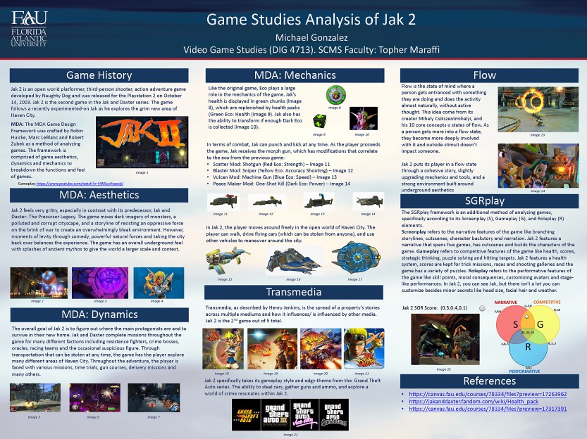 Mike Gonzalez, Game Analysis Poster, Spring 2020