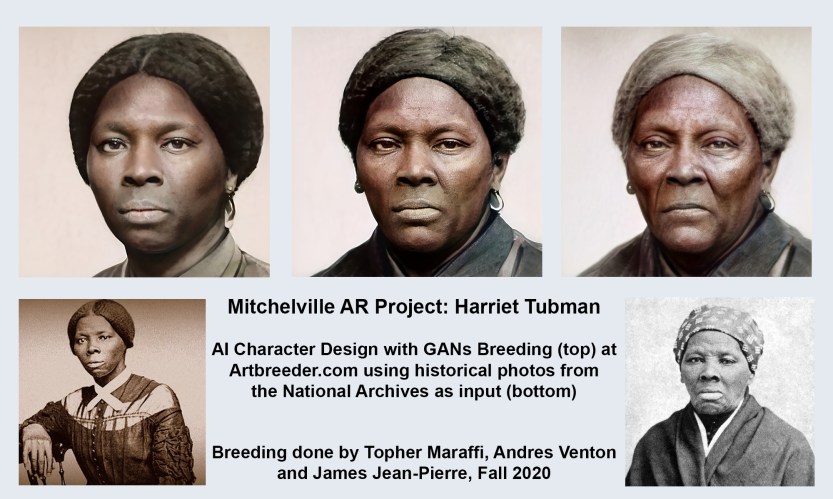 Harriet Tubman AI Examples, Maraffi 2020