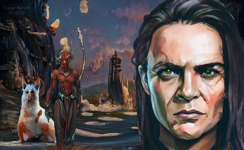 Frankenstein AI Concept Art, Maraffi 2020.